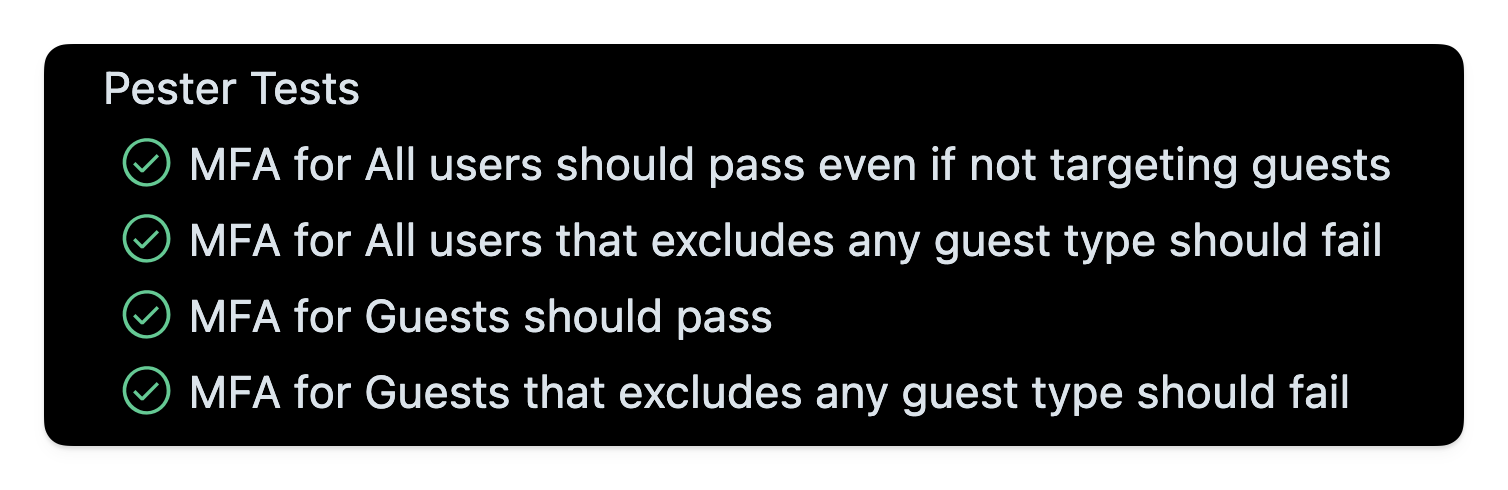 Pester tests for Maester